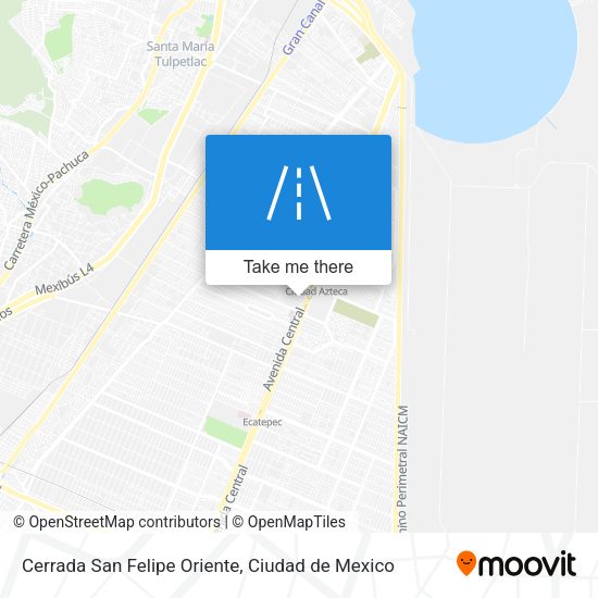 Cerrada San Felipe Oriente map