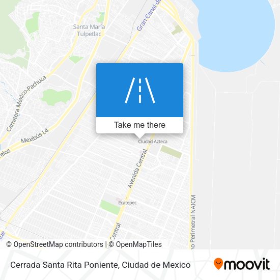 Cerrada Santa Rita Poniente map