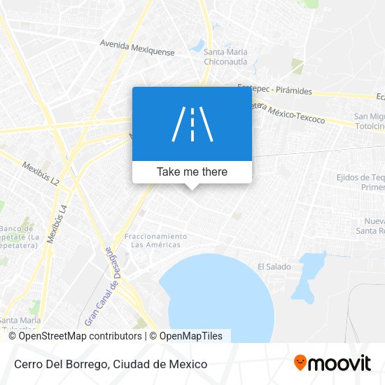 Mapa de Cerro Del Borrego