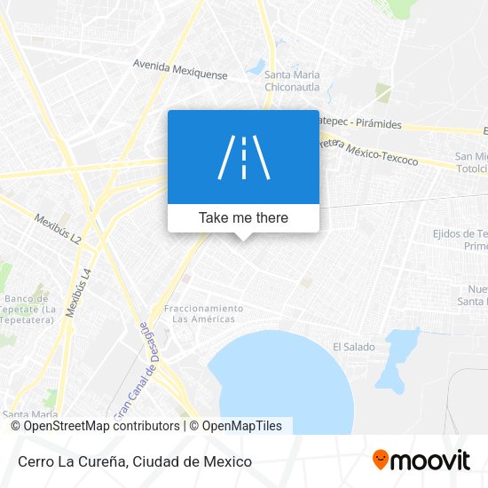 Cerro La Cureña map