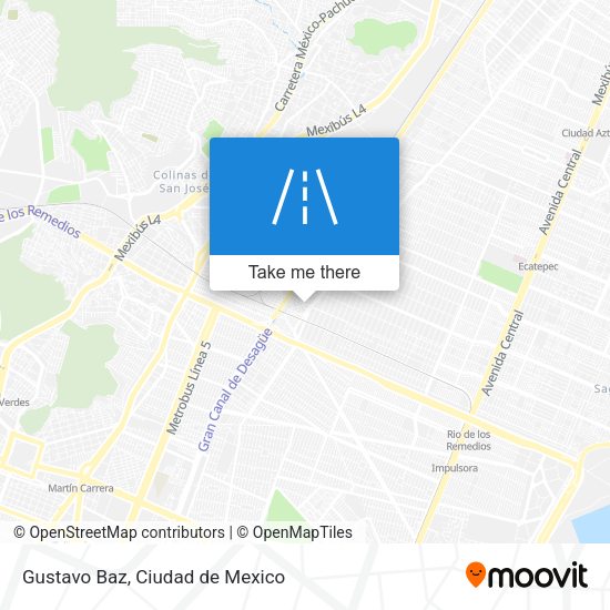Mapa de Gustavo Baz