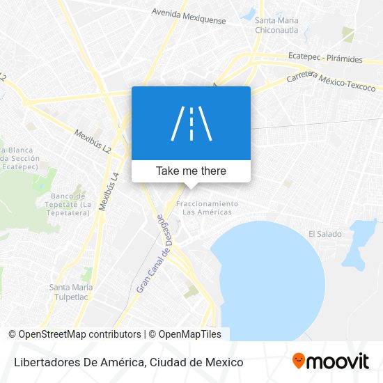 Libertadores De América map