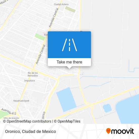 Mapa de Oronico