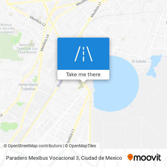 Paradero Mexibus Vocacional 3 map