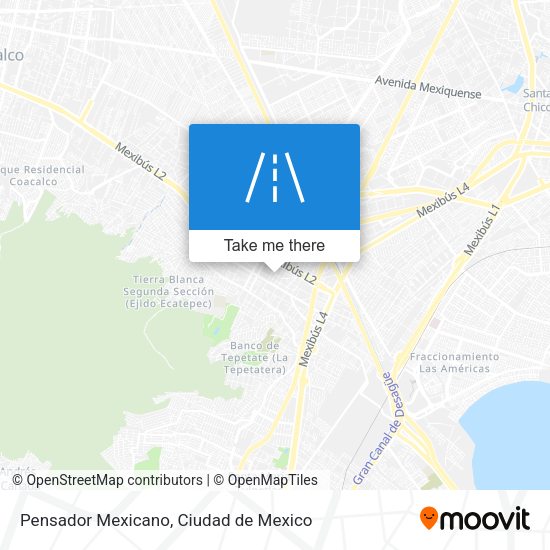 Pensador Mexicano map
