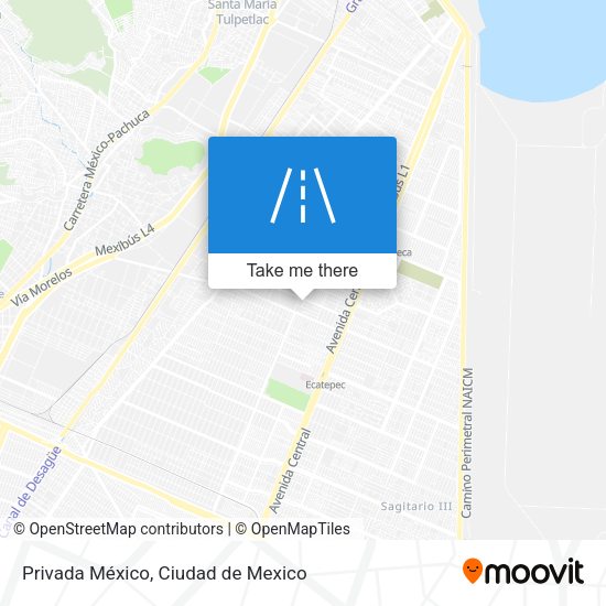 Privada México map