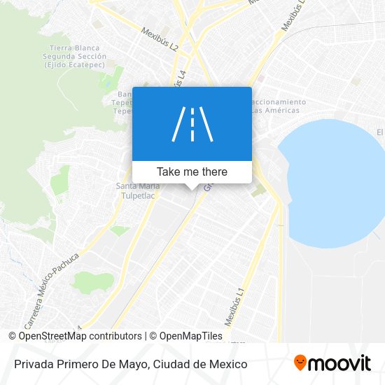 Privada Primero De Mayo map