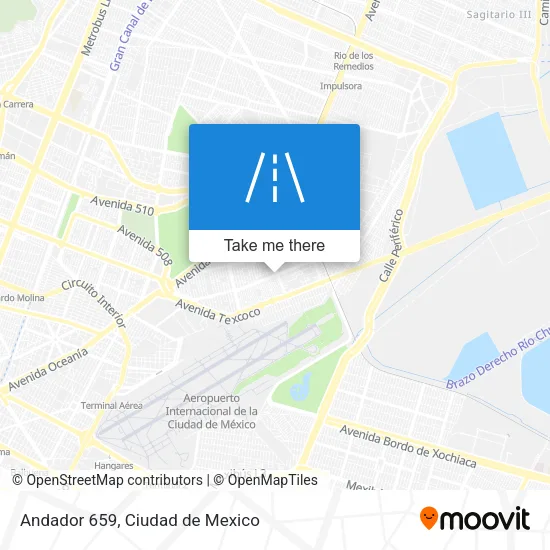 Andador 659 map
