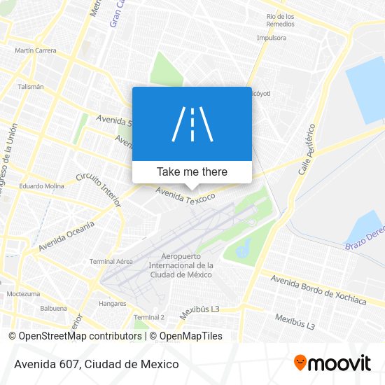 Avenida 607 map