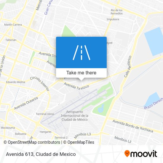 Mapa de Avenida 613
