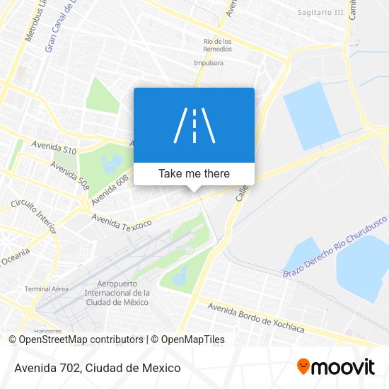 Mapa de Avenida 702