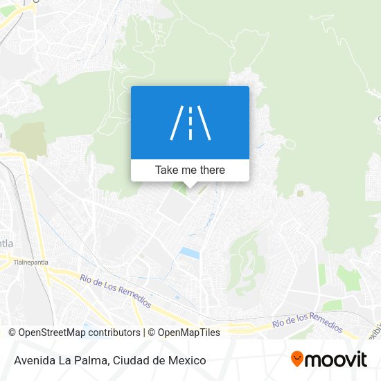 Avenida La Palma map