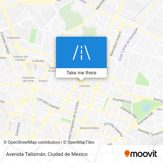 Mapa de Avenida Talismán