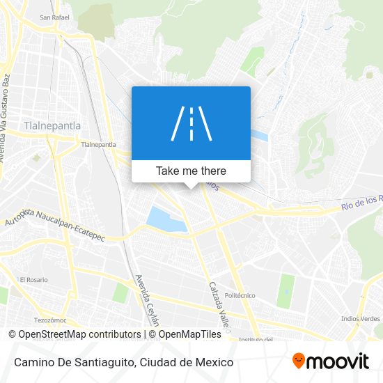 Mapa de Camino De Santiaguito