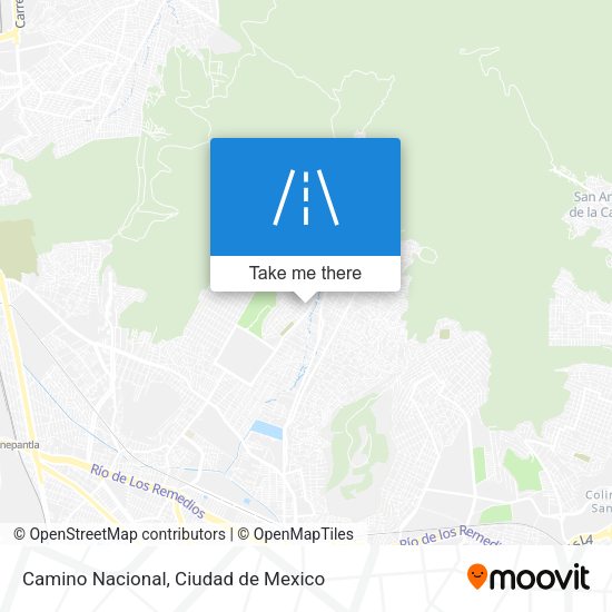 Camino Nacional map