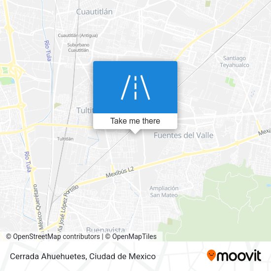 Cerrada Ahuehuetes map