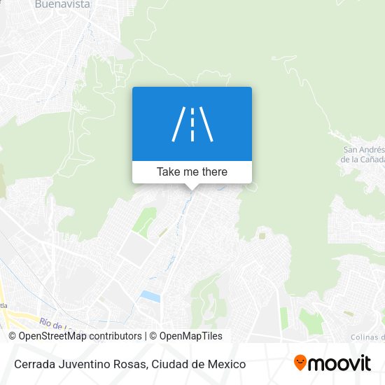 Mapa de Cerrada Juventino Rosas