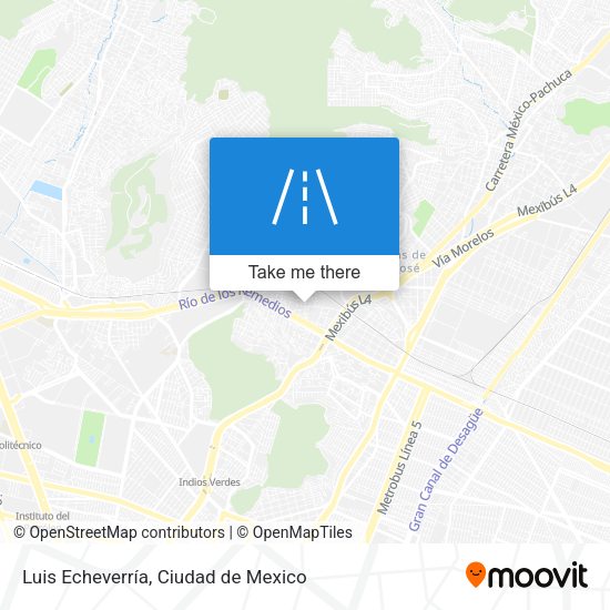 Mapa de Luis Echeverría