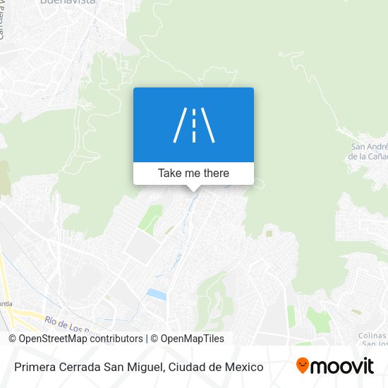 Primera Cerrada San Miguel map