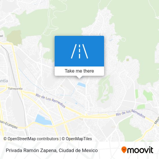 Privada Ramón Zapena map