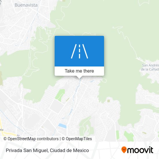Privada San Miguel map
