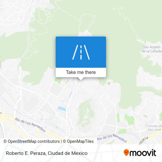 Roberto E. Peraza map