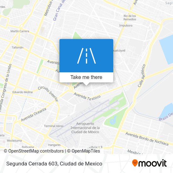 Segunda Cerrada 603 map