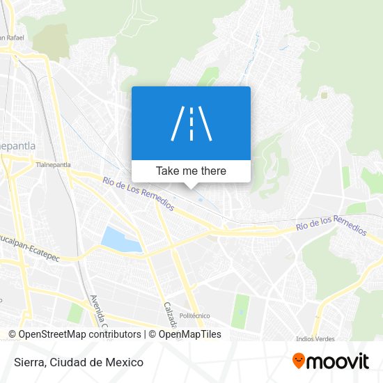 Mapa de Sierra