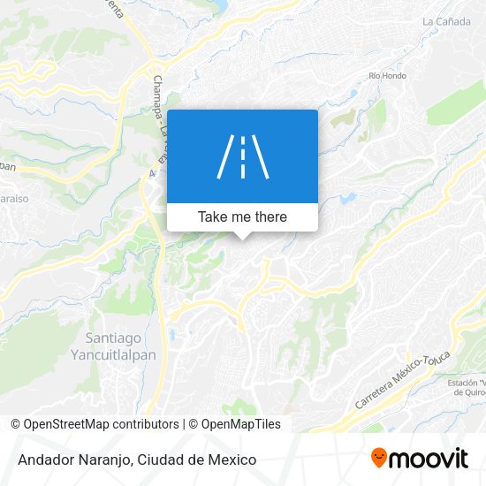 Andador Naranjo map