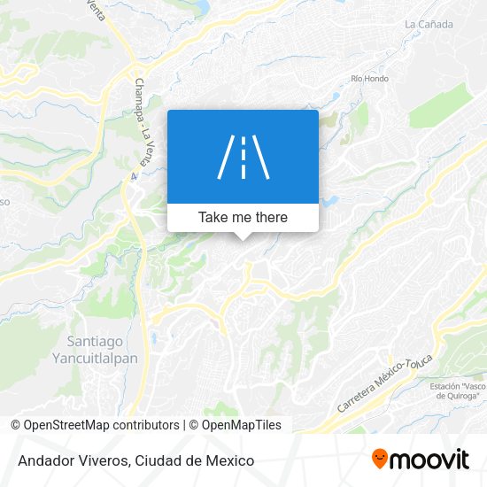 Andador Viveros map