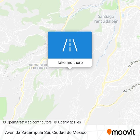 Mapa de Avenida Zacampula Sur