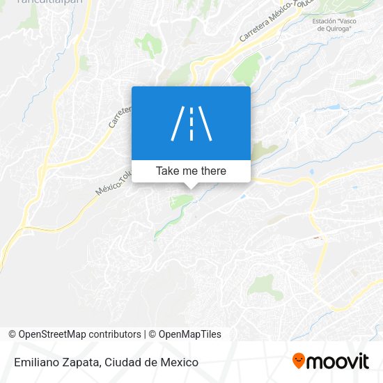 Emiliano Zapata map