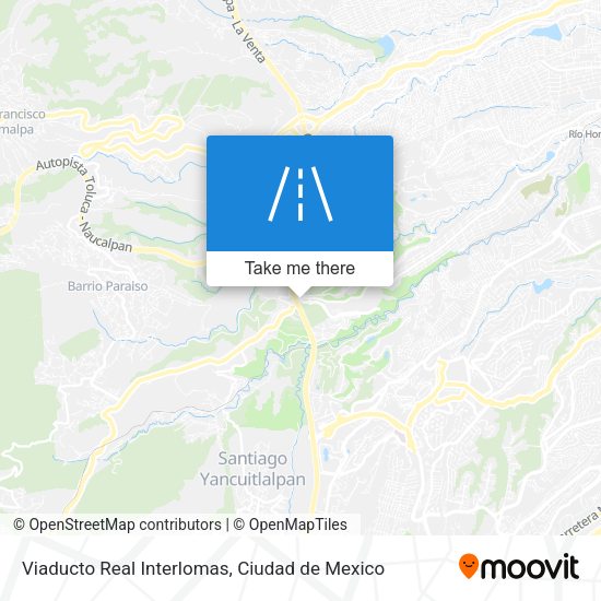 Viaducto Real Interlomas map