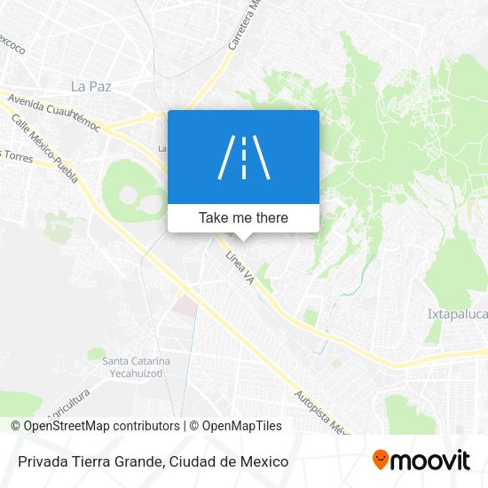 Mapa de Privada Tierra Grande