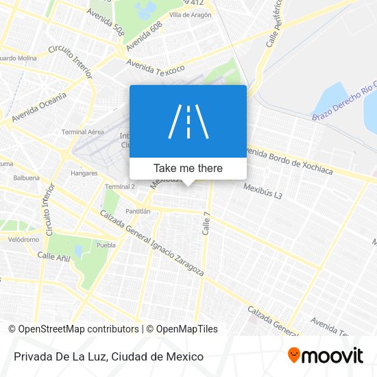 Privada De La Luz map