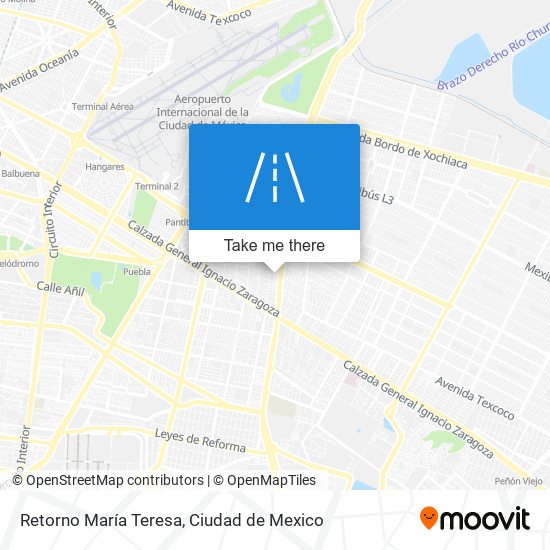 Retorno María Teresa map