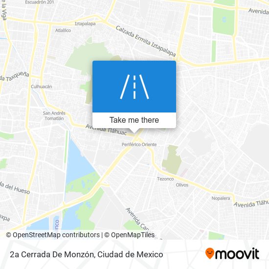 2a Cerrada De Monzón map
