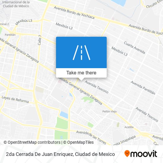 2da Cerrada De Juan Enriquez map