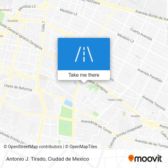 Antonio J. Tirado map