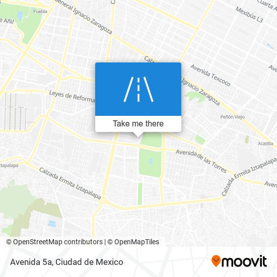 Avenida 5a map