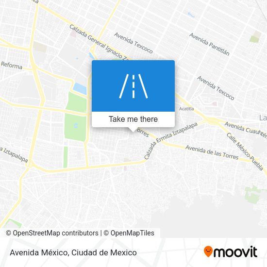 Avenida México map