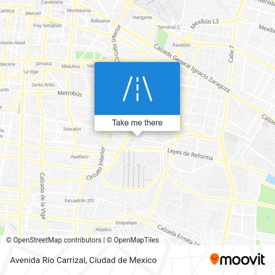 Avenida Río Carrizal map