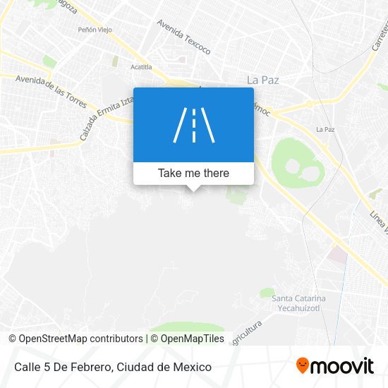 Mapa de Calle 5 De Febrero