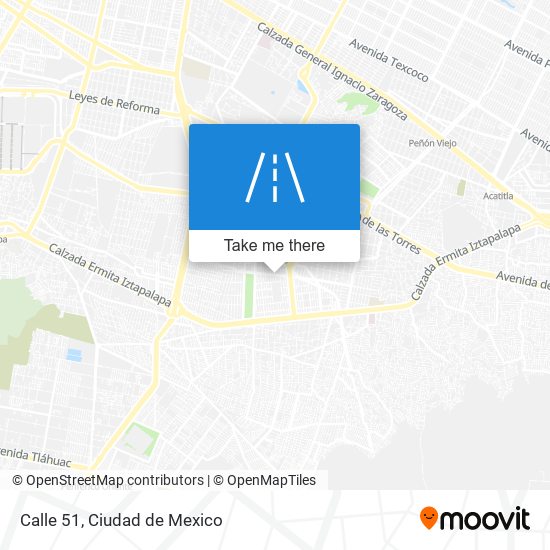 Calle 51 map