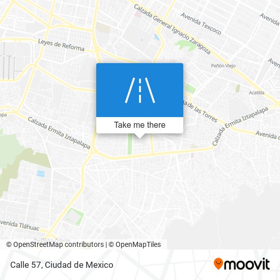 Calle 57 map