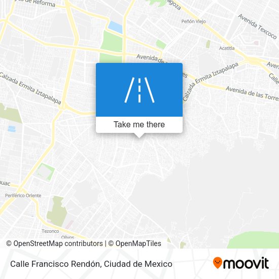 Mapa de Calle Francisco Rendón