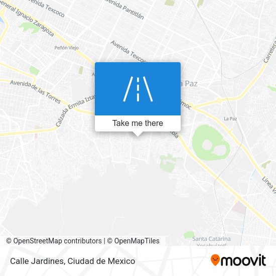 Mapa de Calle Jardines