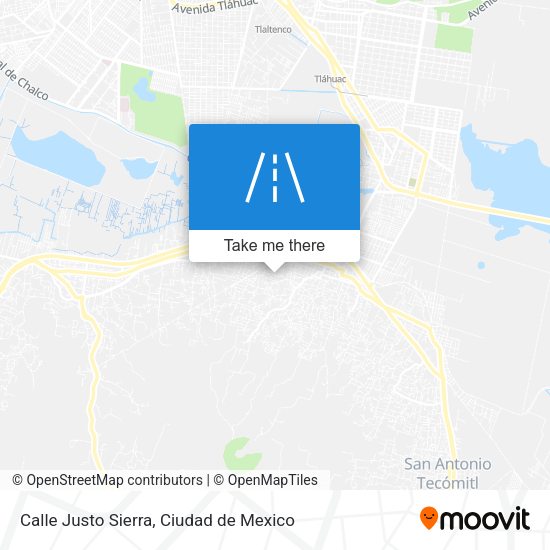 Mapa de Calle Justo Sierra