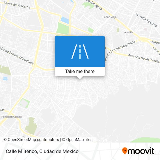 Calle Miltenco map
