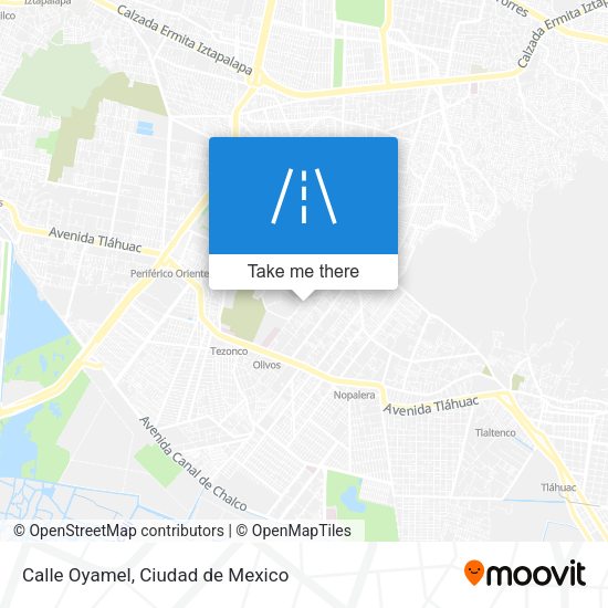 Mapa de Calle Oyamel